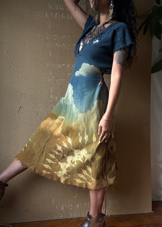 MTO custom- grand rising Henka dress reserved for Anne C.