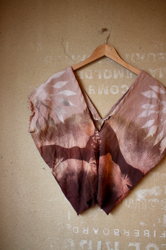 Petite Henka Top -100% Organic Hand woven Kala Cotton -Fits XS/S