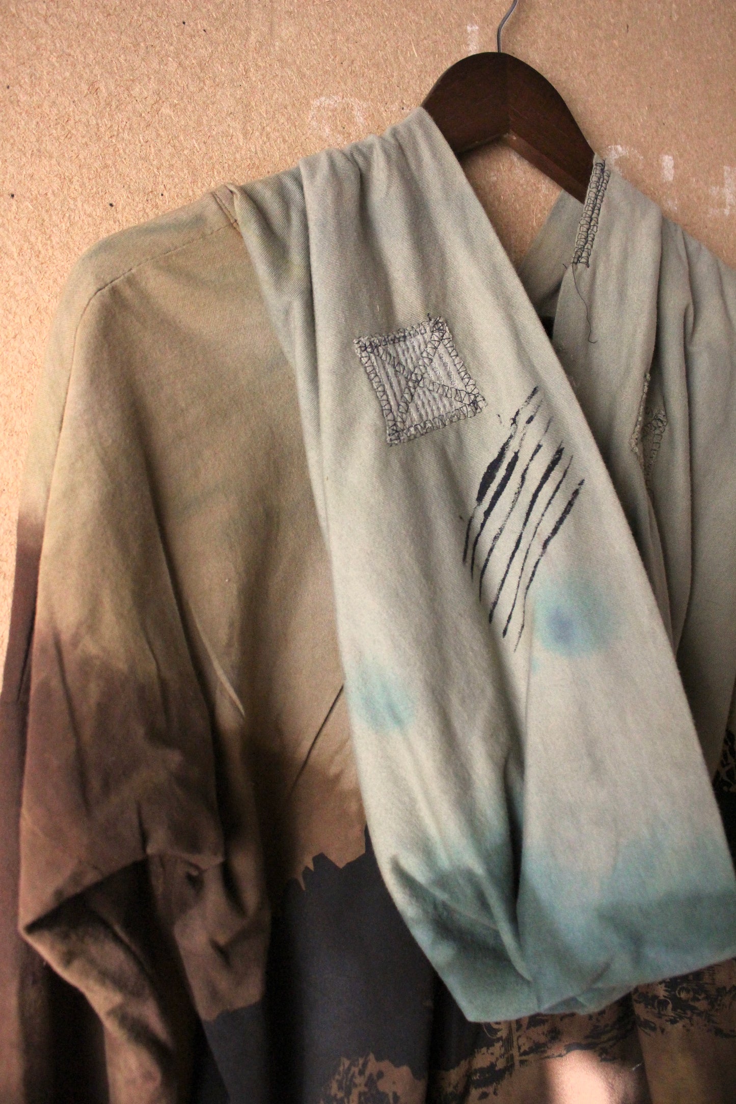 Small/Medium - -OOAK Grand Risings on the Canyon -Oversized Hood Hoodie Long sleeve Shirt - Soft- 100% Cotton - Deadstock fabric - Regenera-zhinh