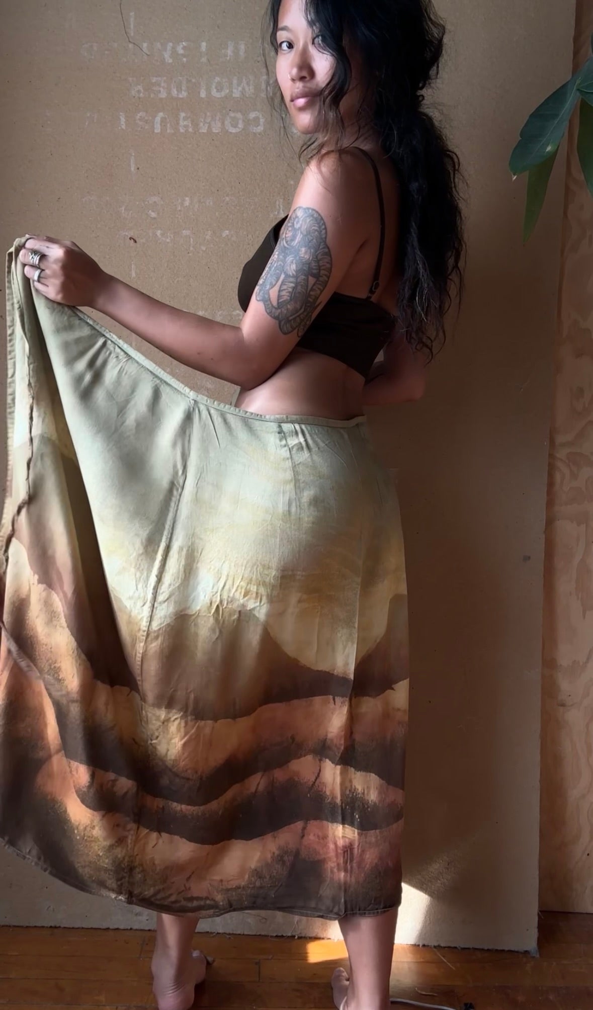 M/L- Lotus Wrap Skirt