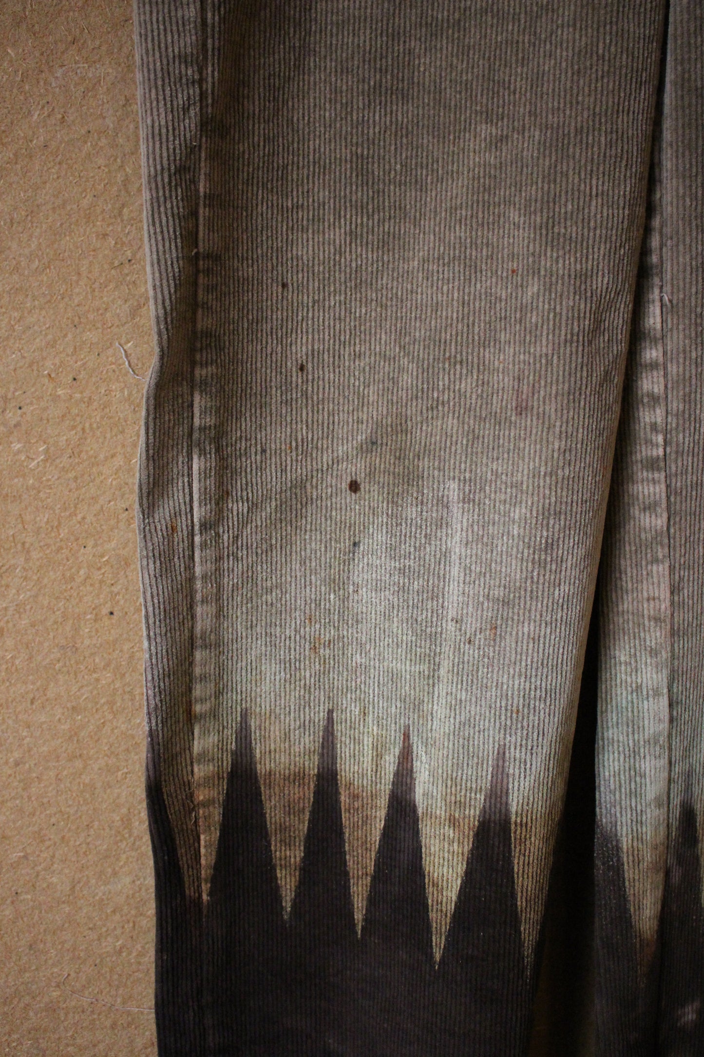 Small - Mountains -Cordorouy Pants - Upcycled