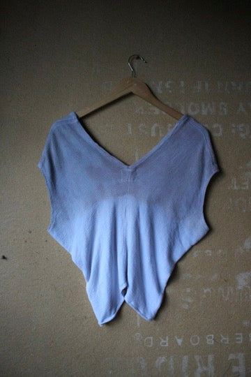 Iced lavender Henka Top - Fits XS/S Integration- 100%Cotton - Deadstock fabric- Regenera-zhinh