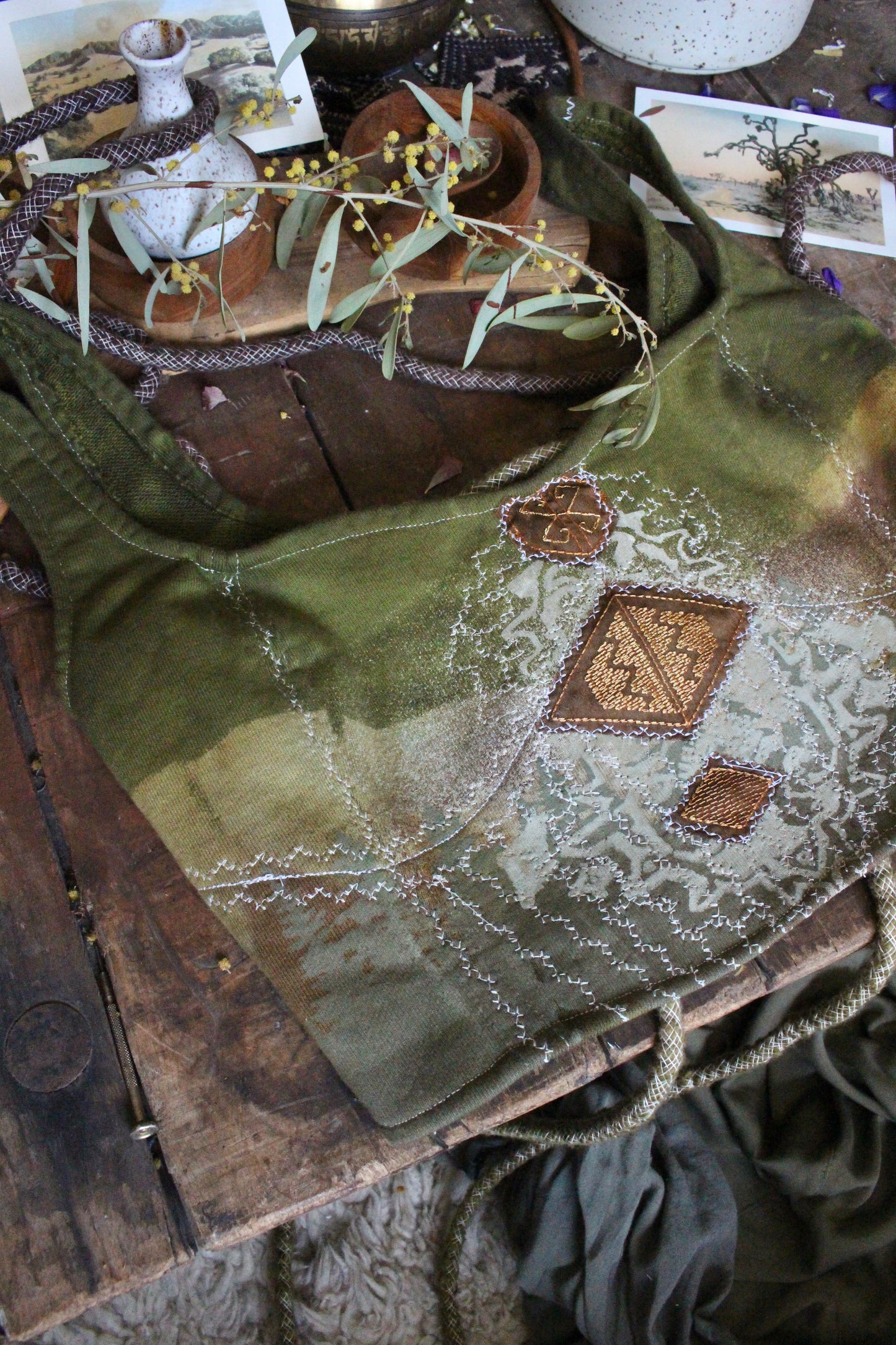 MTO - The Rug Spell Corset Top -XS-XL - Place in notes your size :) Read caption- Dark Umber brown or Emerald/Olive green