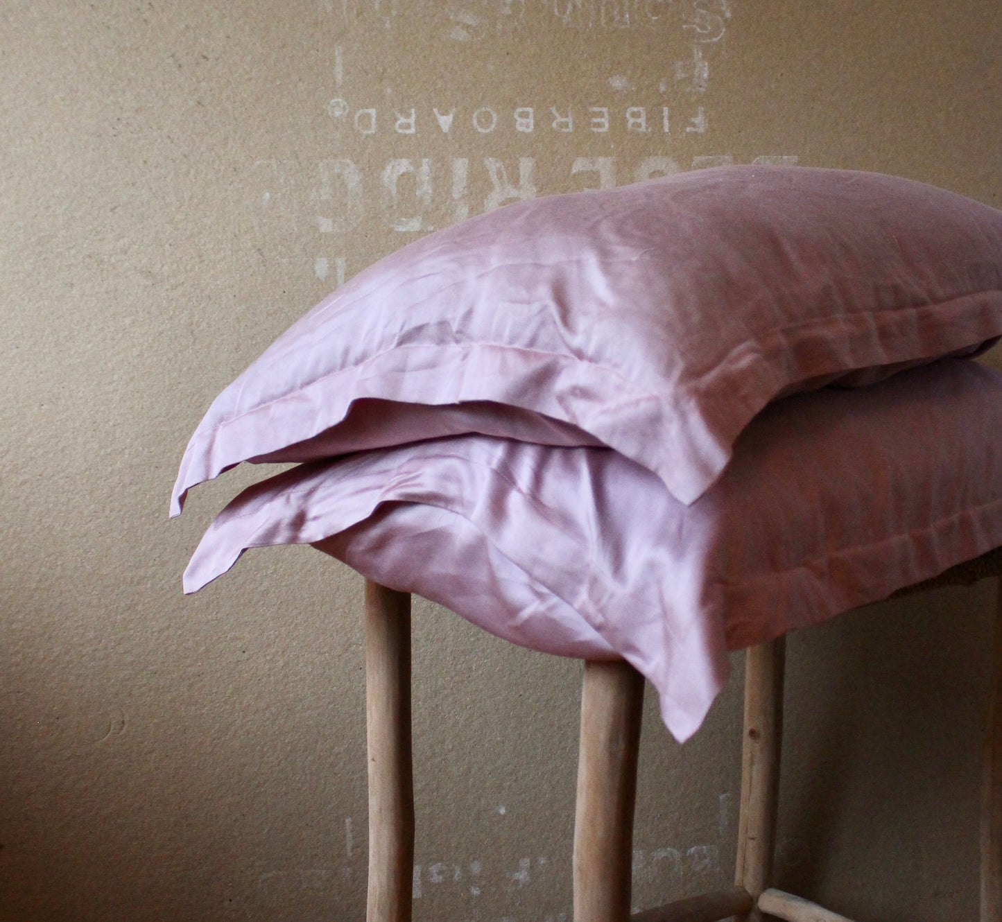 New! Organic Lotus Fabric- Pillow Case Set of 2 Cases -MTO - Pre order - Organic - US Standard Size - Ships before Dec 15th