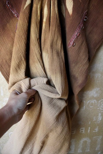 New! RTS - Rustic Solar Sun Dress Henka Dress 3 -Fits S/M/L (Regular size) -Maxi- Ready to ship- with Tie back Rope