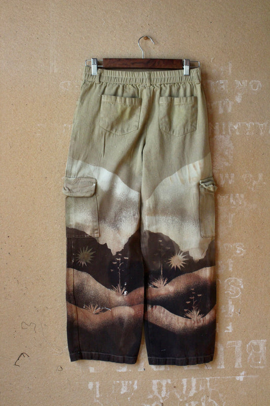 New! XS - Short - Taupe Desert Pants - 100% Cotton - Regenera-zhinh - Breathable light-medium weight