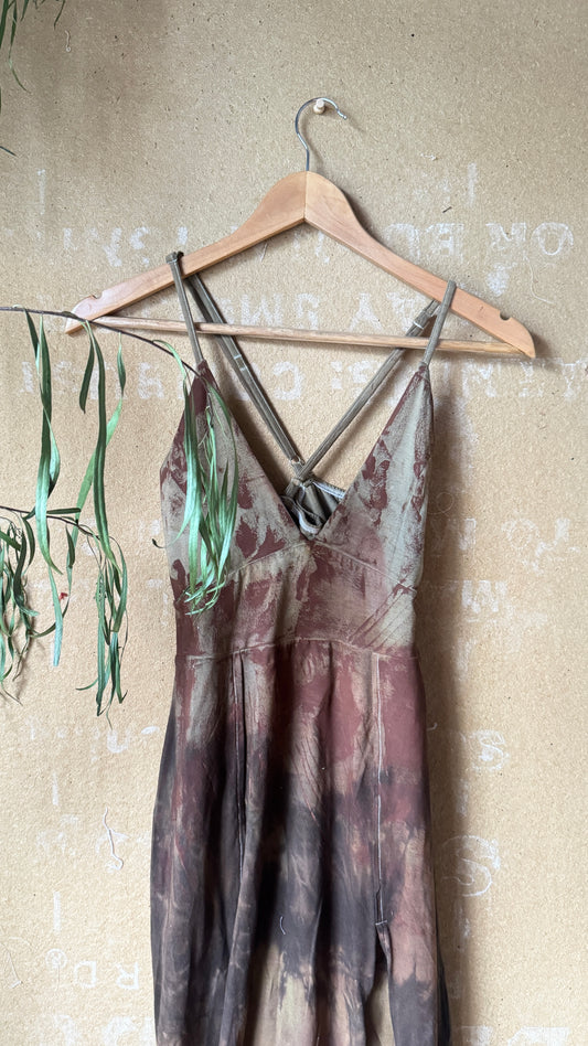 MEDIUM - OXIDATE Slit Dress- Shorter Version (Rcommended for 5.5ft and shorter) Bamboo/Cotton/4%Spandex