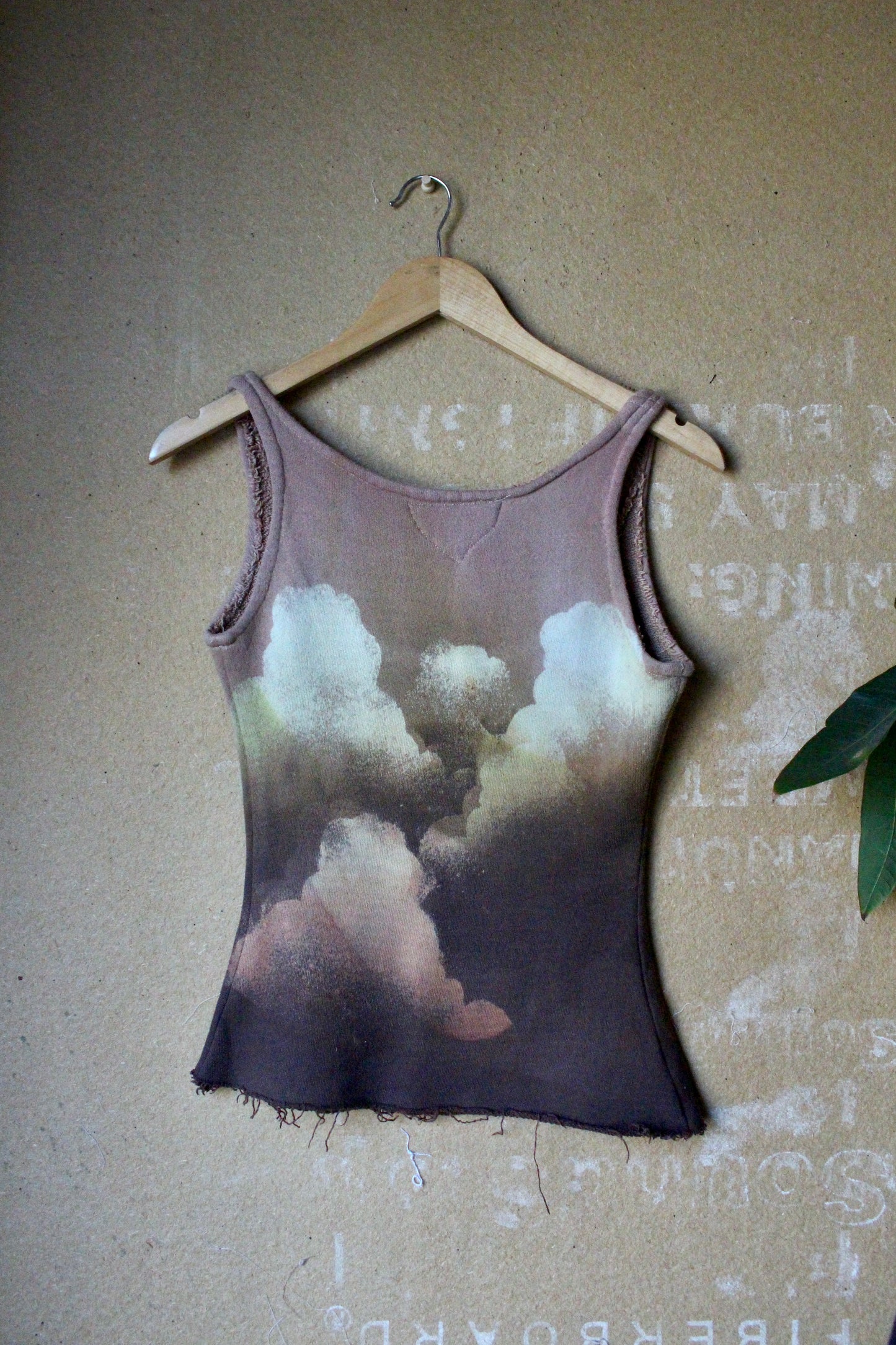 Medium - OOAk Roger Tank Top - 100% Organic cotton french terry - deadstock fabric