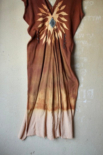 RTS - MAXI Long Solar Sun Dress Henka Dress 3 -Fits S/M/L/XL -Maxi- Tie back Rope