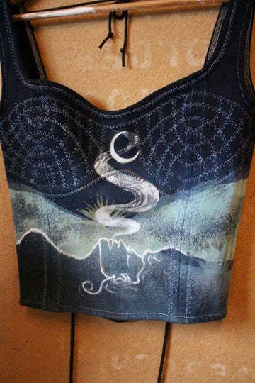 XS - Land Spirit - Corset Top - Full Length