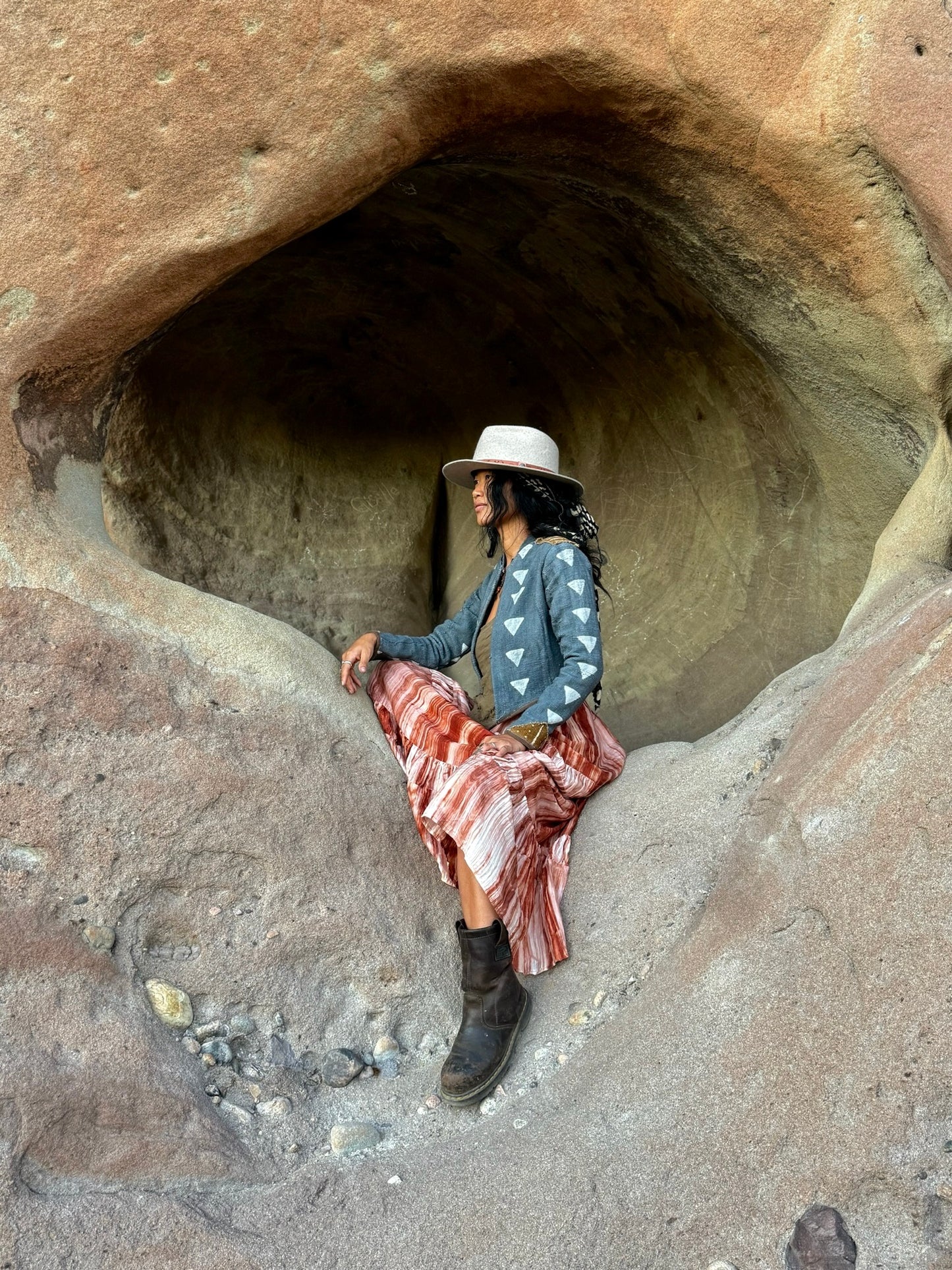 XS- Mudcloth Cadet Jacket 2