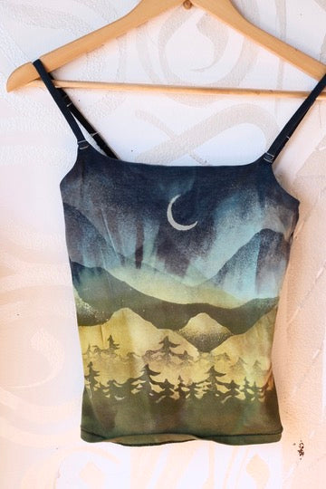 Small- Cami Tank Top - 91% organic cotton and 9% elastane