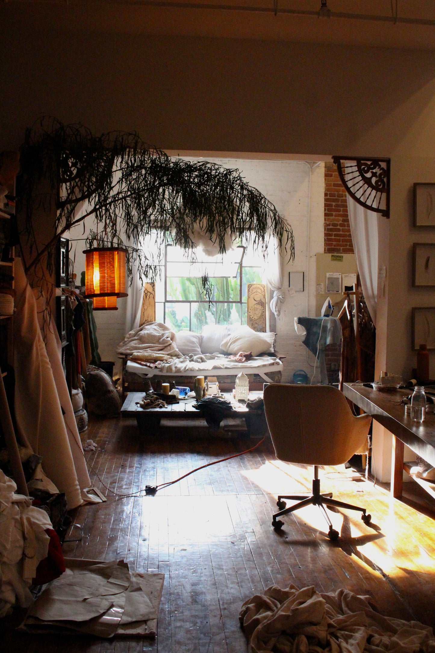 Zhinh - Roger/Tree Landscape Print Tote Bag - Green -Limited series - Hand dyed - Screen Printed- Organic Cotton- Grocery bag/Book Bag/Picnic Bag