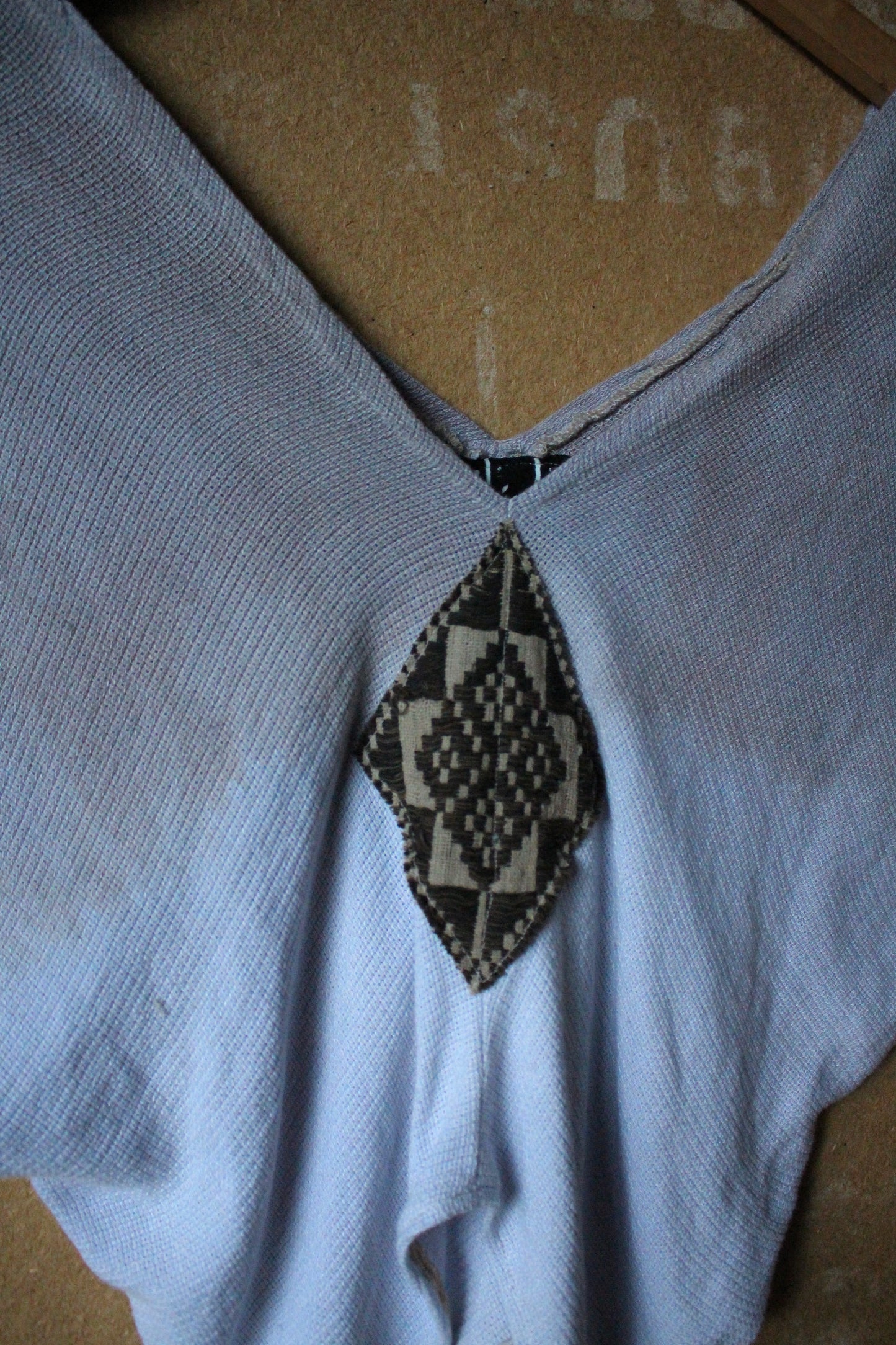 Iced lavender Henka Top - Fits XS/S Integration- 100%Cotton - Deadstock fabric- Regenera-zhinh