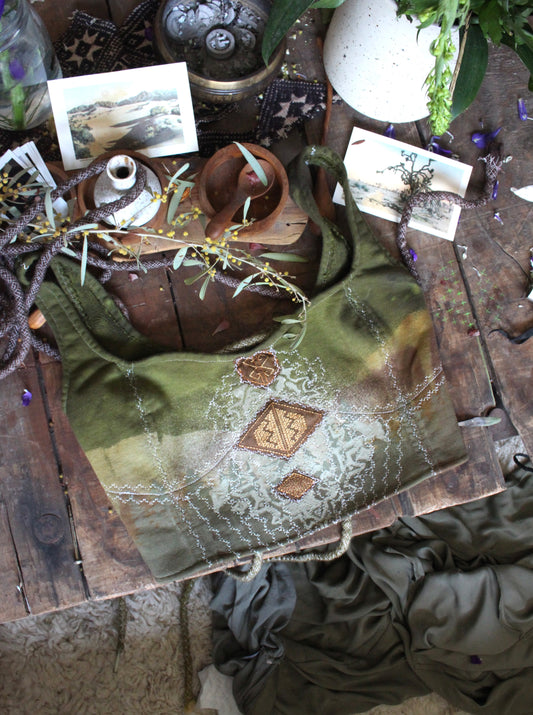 MTO - The Rug Spell Corset Top -XS-XL - Place in notes your size :) Read caption- Dark Umber brown or Emerald/Olive green