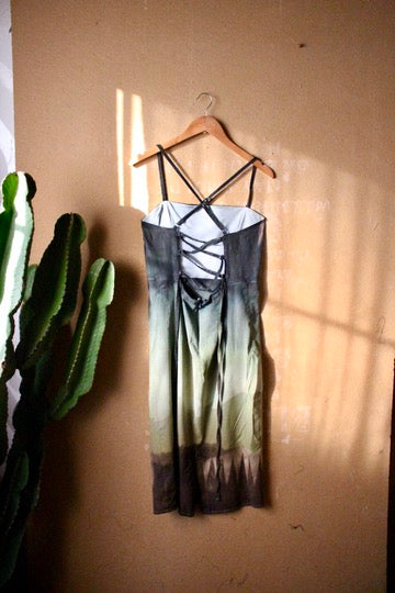 Large- Mountain Dress - Stretchy Linen/Rayon - This dress is insanely comfy - a linen fabric that is stretchy and maintains the linen like texture...