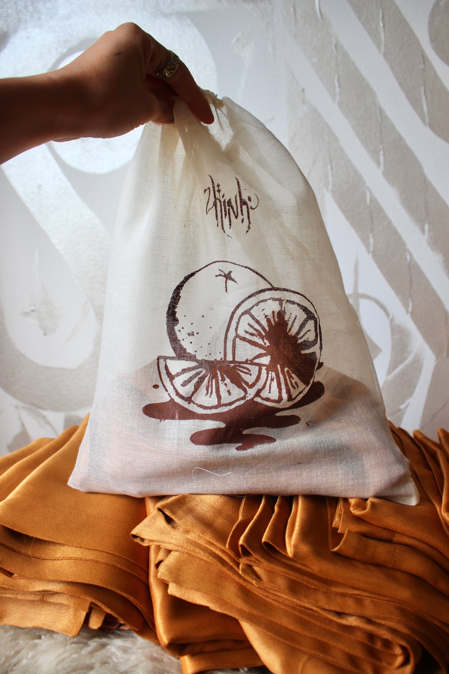 New! Orange Peel Fabric- Pillow Case Set of 2 Cases - Organic - US Standard Size