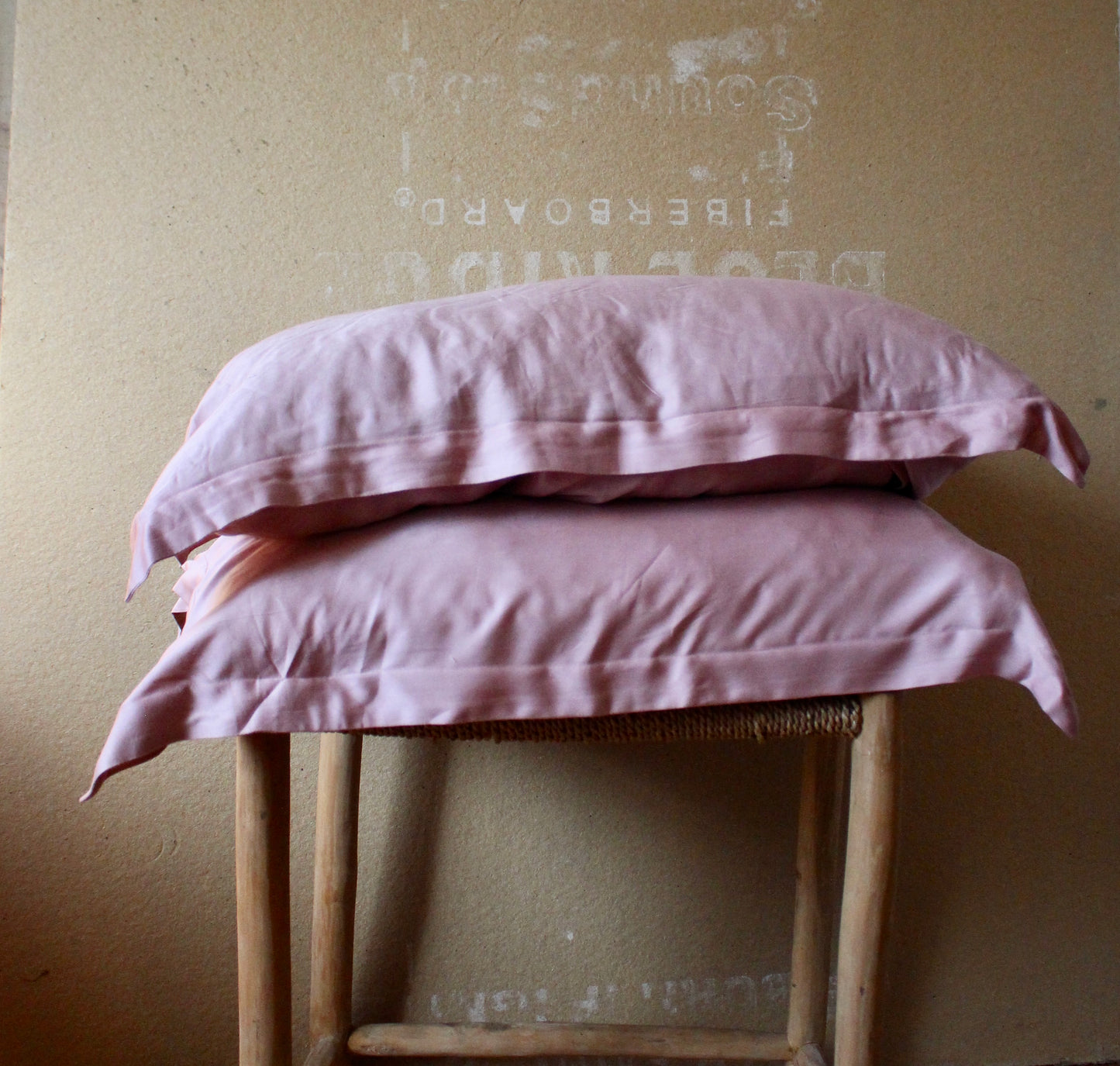 New! Organic Lotus Fabric- Pillow Case Set of 2 Cases -MTO - Pre order - Organic - US Standard Size - Ships before Dec 15th
