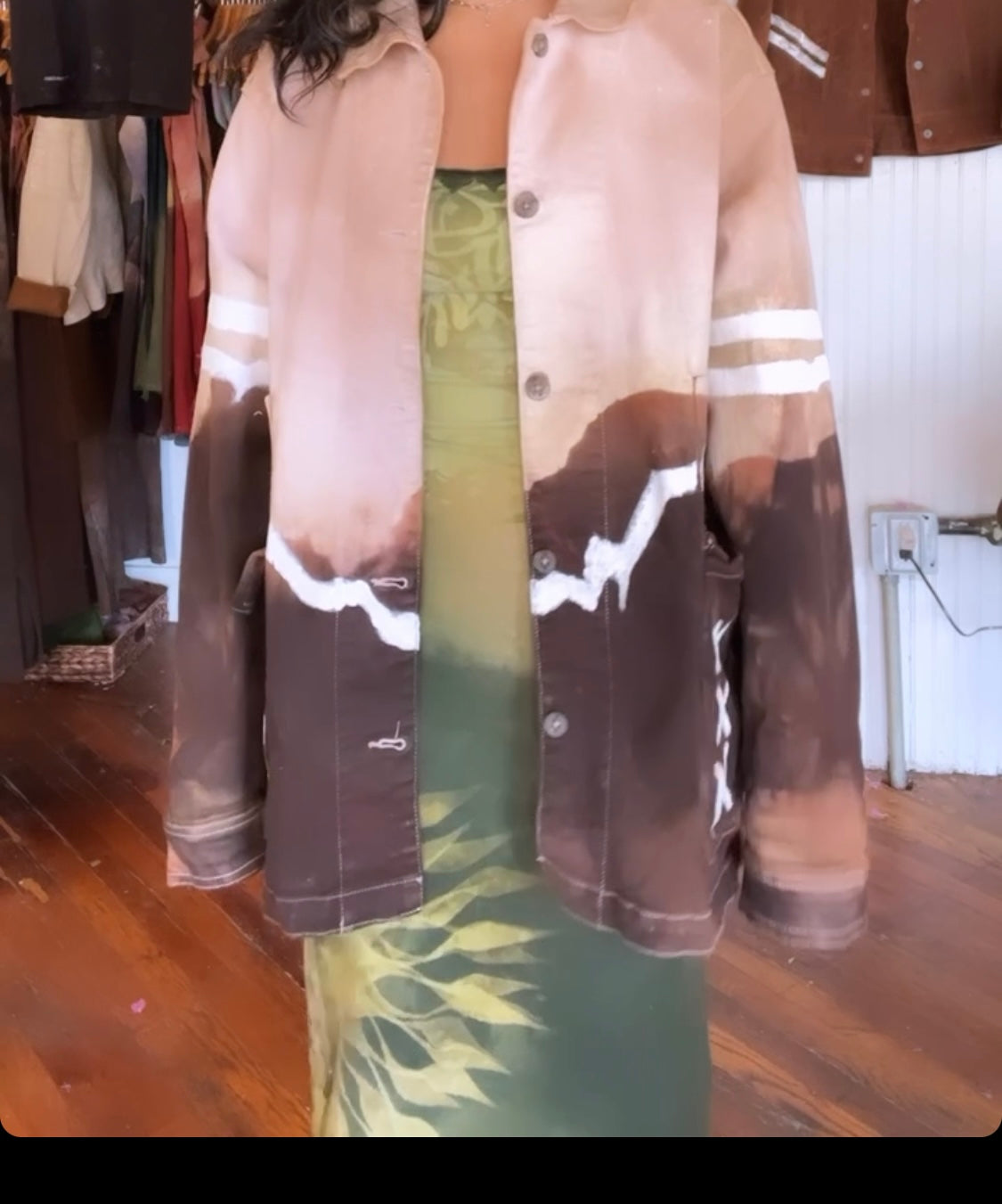 Reserved for BRE- Custom Canvas Urban Landscape Jacket