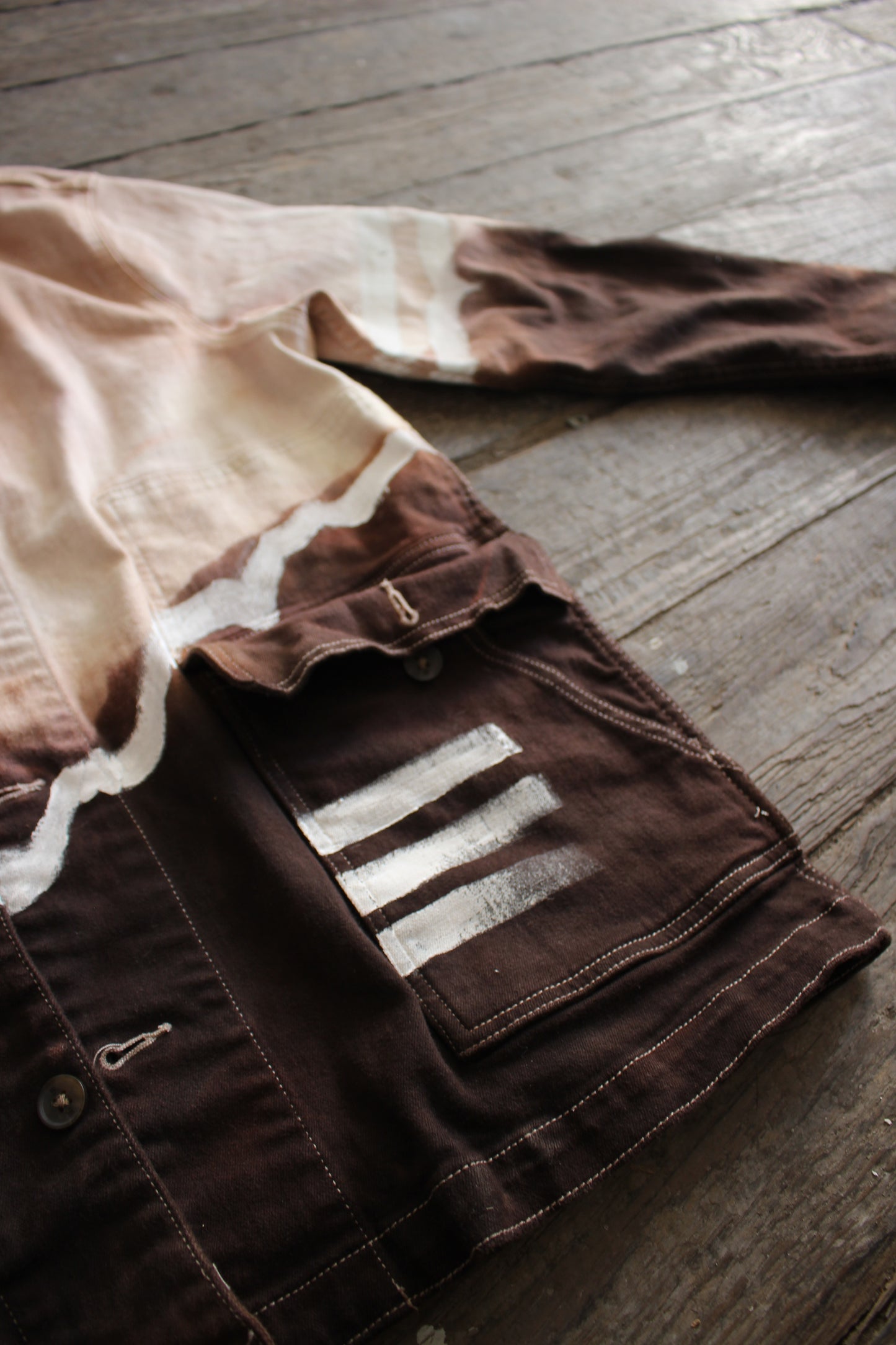 Reserved for BRE- Custom Canvas Urban Landscape Jacket
