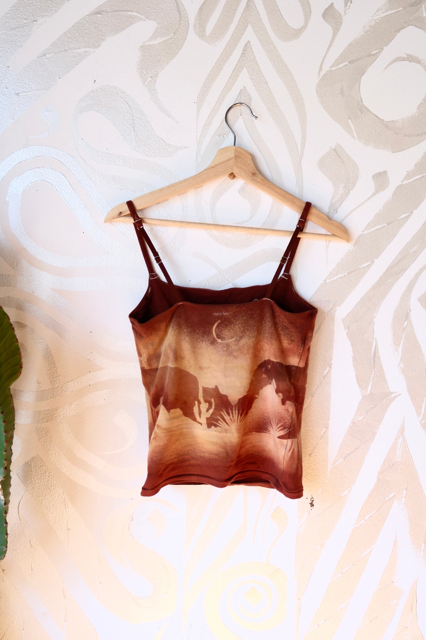 Small- In the Canyons- Cami Tank Top - 91% organic cotton and 9% elastane