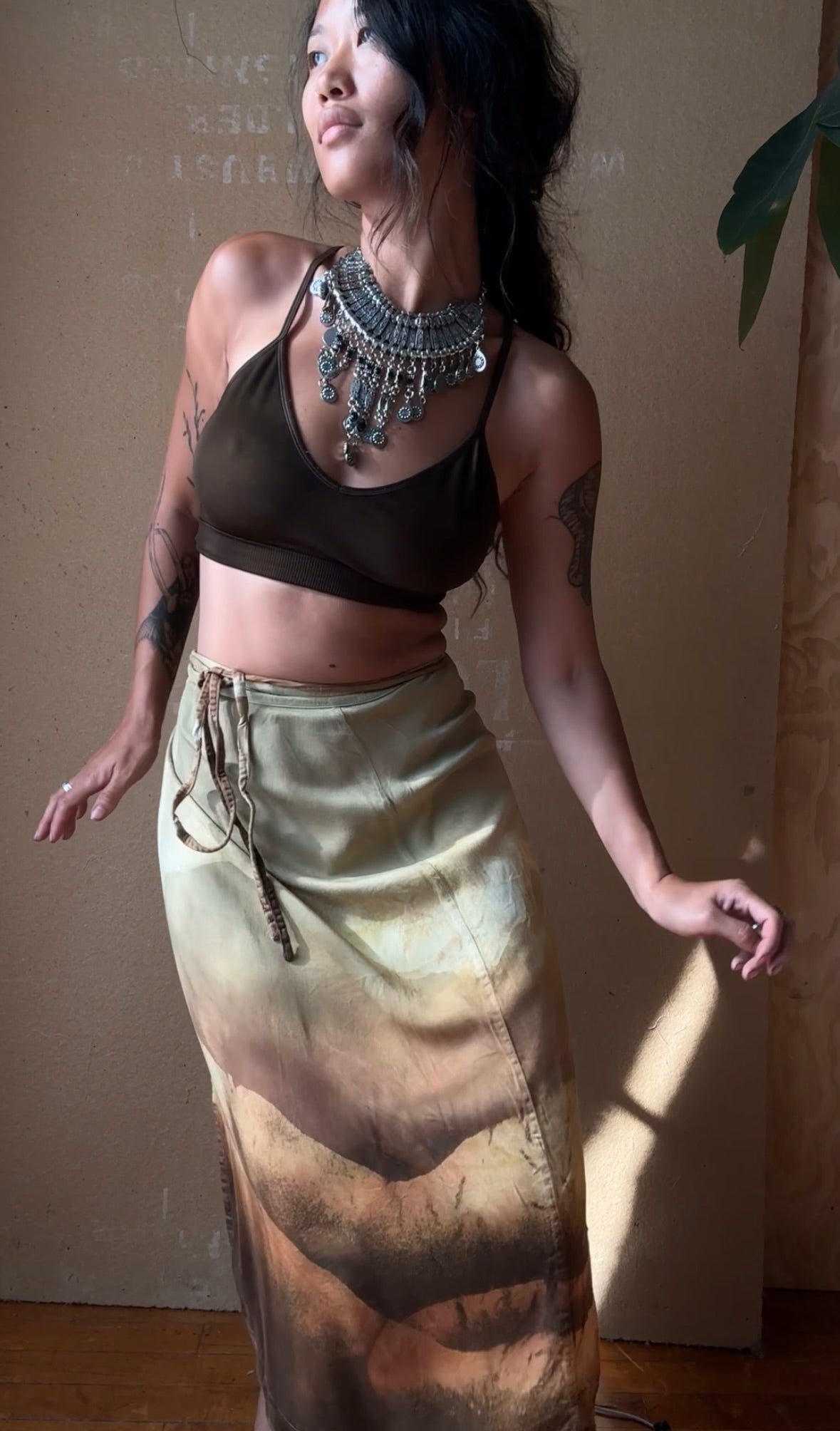 M/L- Lotus Wrap Skirt