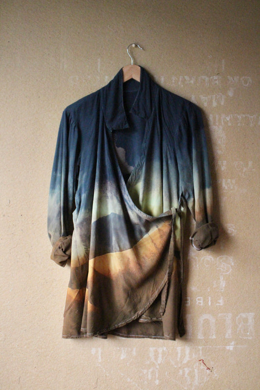 S/M - Humbled Risings -Lotus Wrap Top- Made from Lotus agricultural Waste