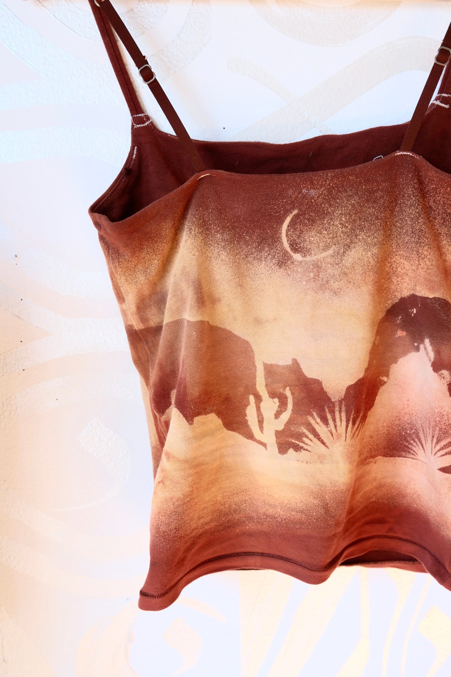 Small- In the Canyons- Cami Tank Top - 91% organic cotton and 9% elastane