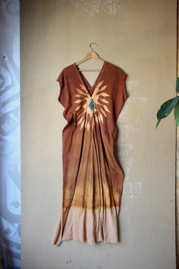 RTS - MAXI Long Solar Sun Dress Henka Dress 3 -Fits S/M/L/XL -Maxi- Tie back Rope