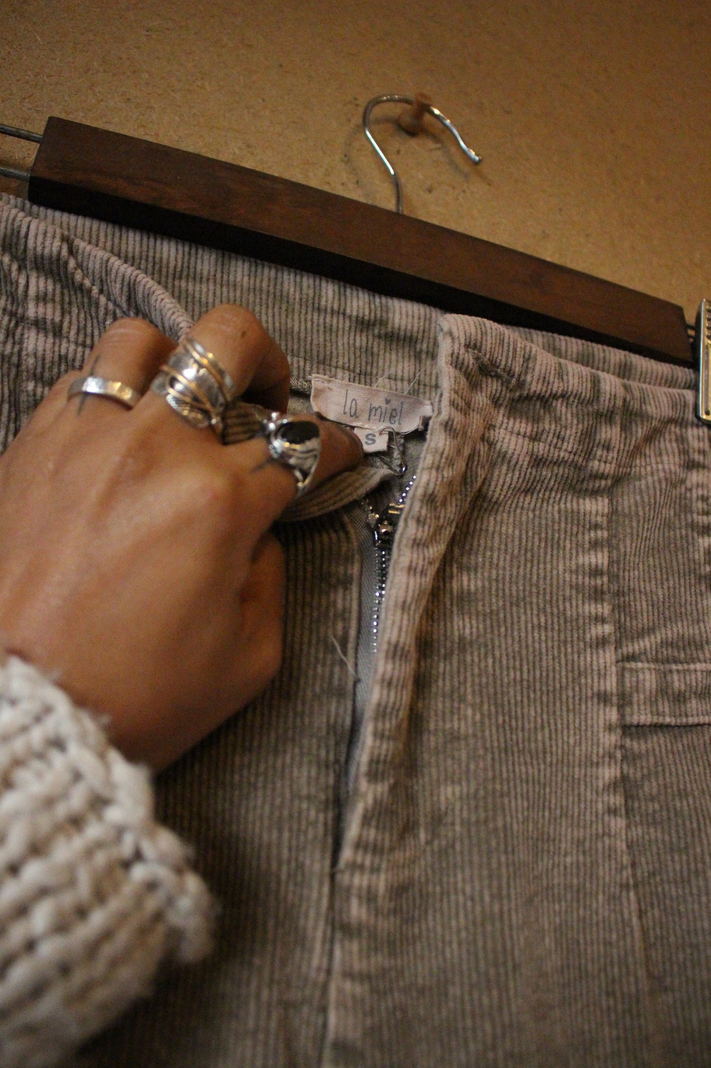 Small - Mountains -Cordorouy Pants - Upcycled