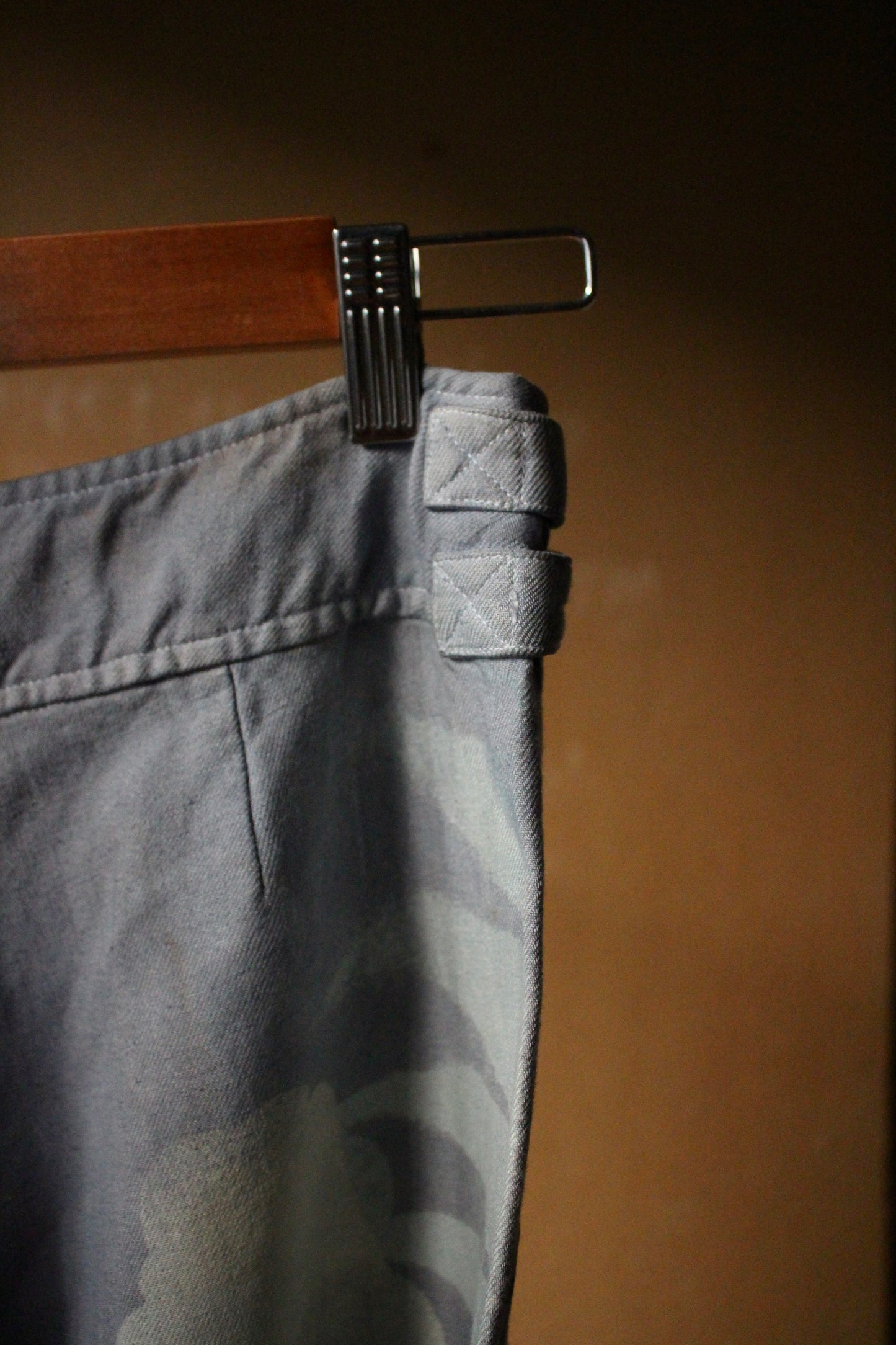 Small- OOAK High Desert Mountains- Wide Legged Pants - Short measurements below- Upcycled