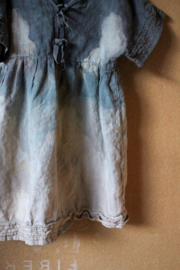 SIZE 5 - Childrens Dress - Blue Cloudy Skies