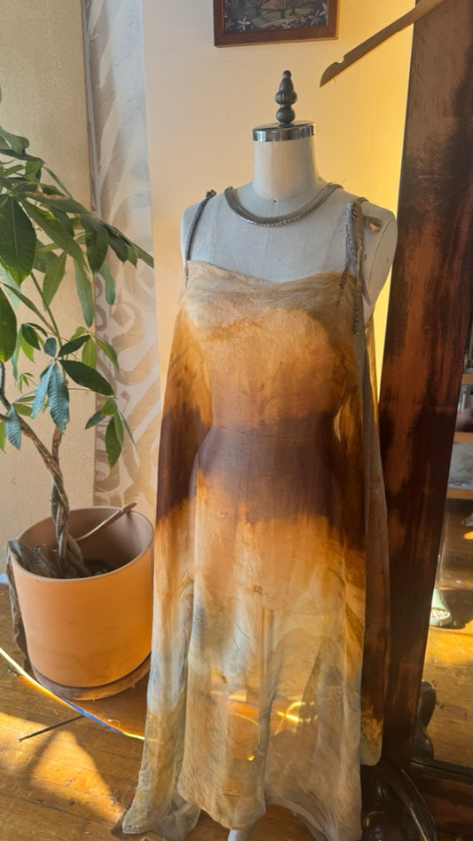 Custom order for Cindy Jack - Silk Chiffon Mauve Expanse Flow Dress