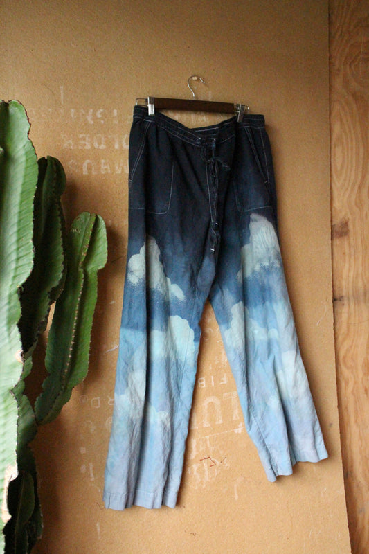 Size 14 - Cloud Pants - 55% linen, 45% cotton (stretchy waist)