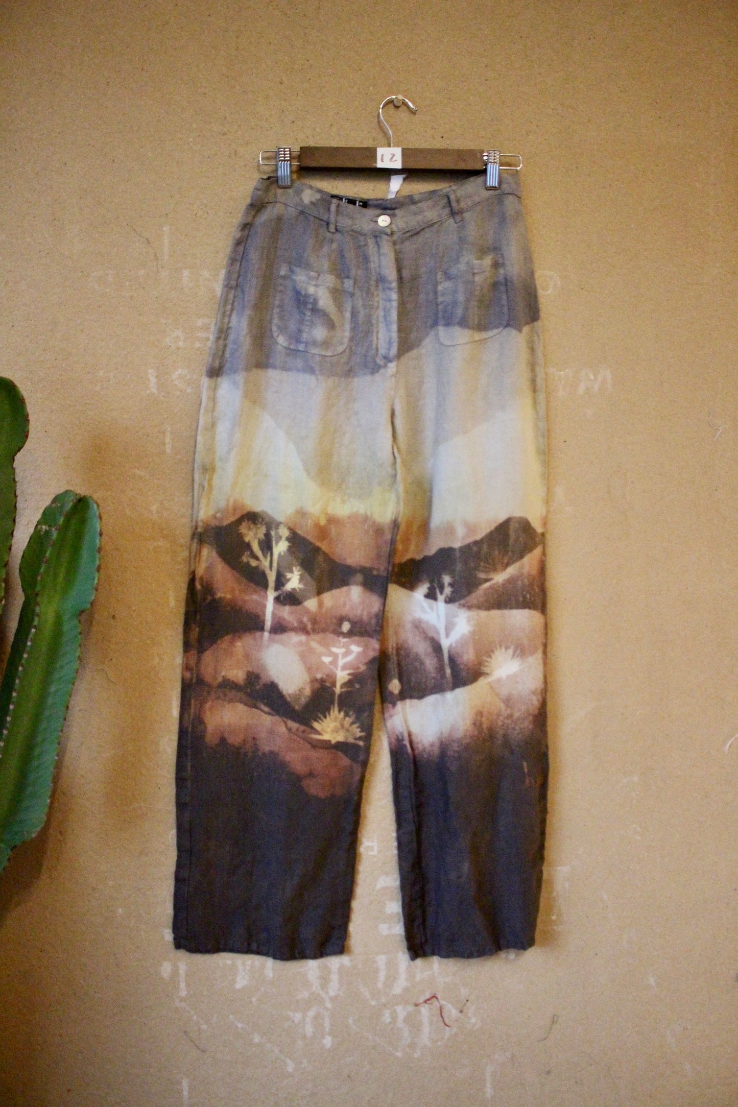 Size 8 - Desert Soothe Joshua Tree  Pants- 100% Linen