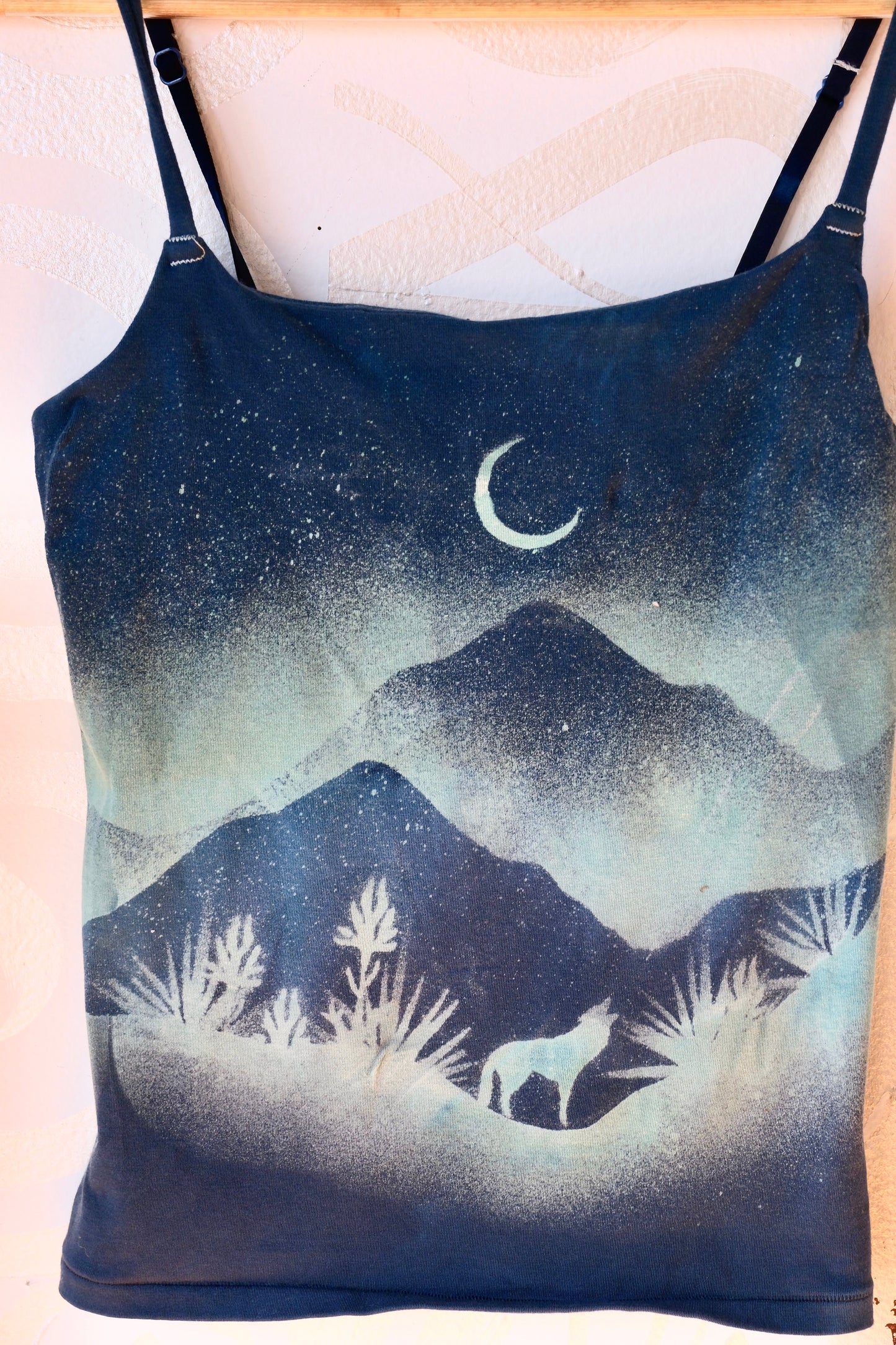 Medium - Goodnight Moon - Cami Tank Top - 91% organic cotton and 9% elastane