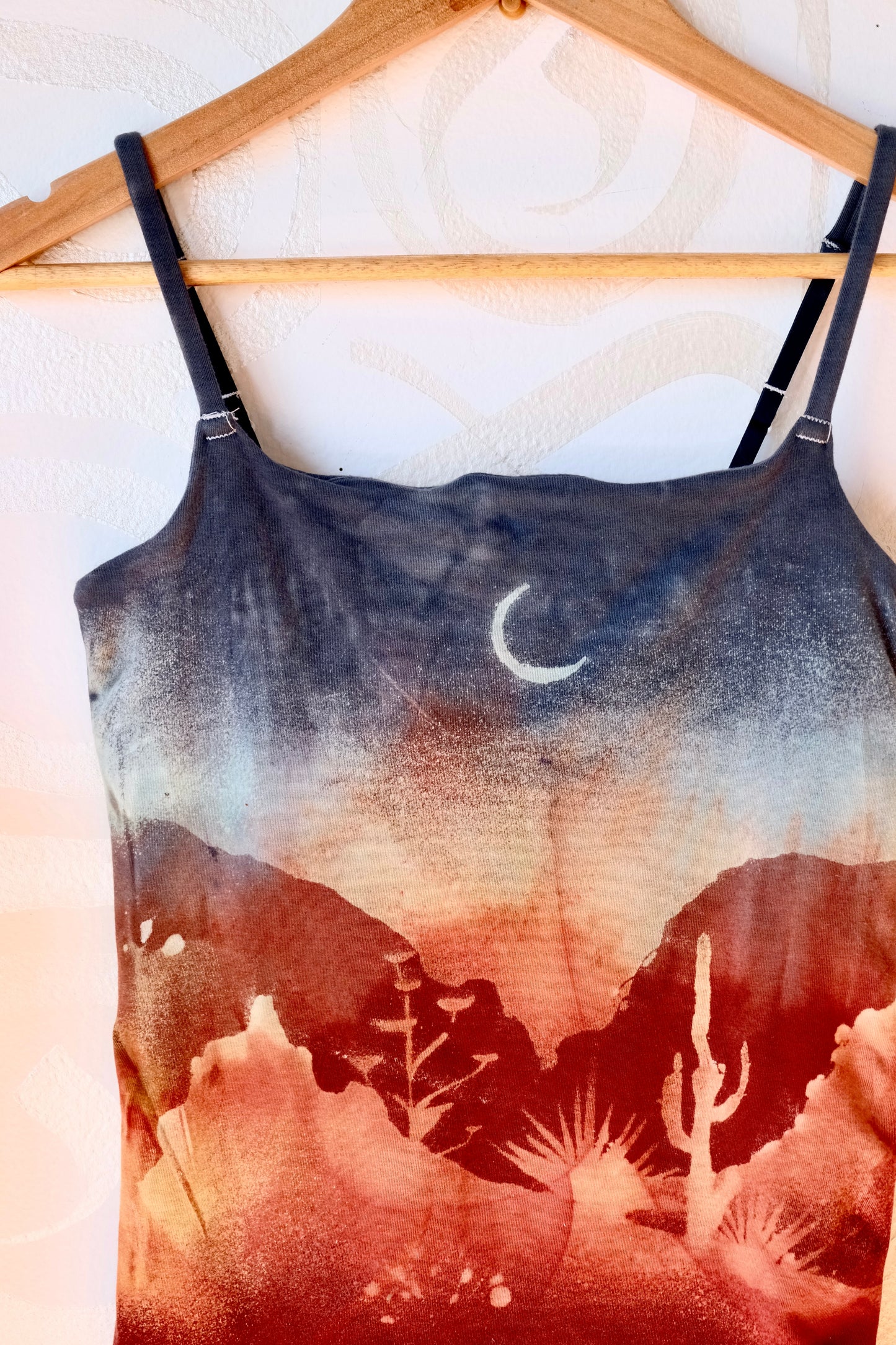Medium- Sedona Desert Night Hike- Cami Tank Top - 91% organic cotton and 9% elastane
