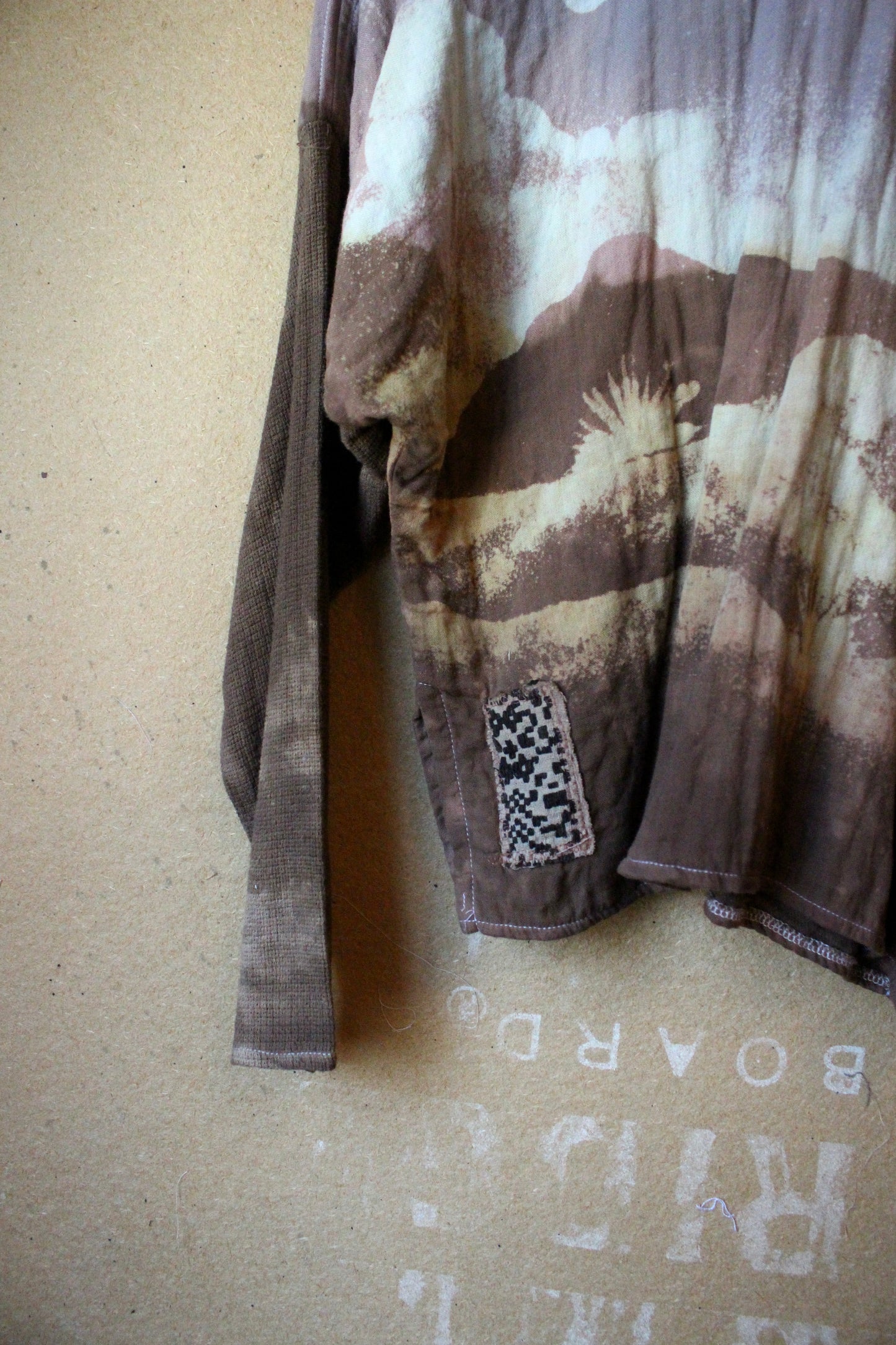 OOAK Small Hoodie Cover up Sweat shirt - Oversized hoodie 100% triple heavy thick weight cotton gauze with 100% open woven cotton
