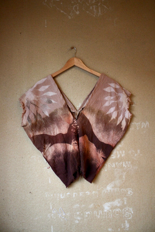 Petite Henka Top -100% Organic Hand woven Kala Cotton -Fits XS/S