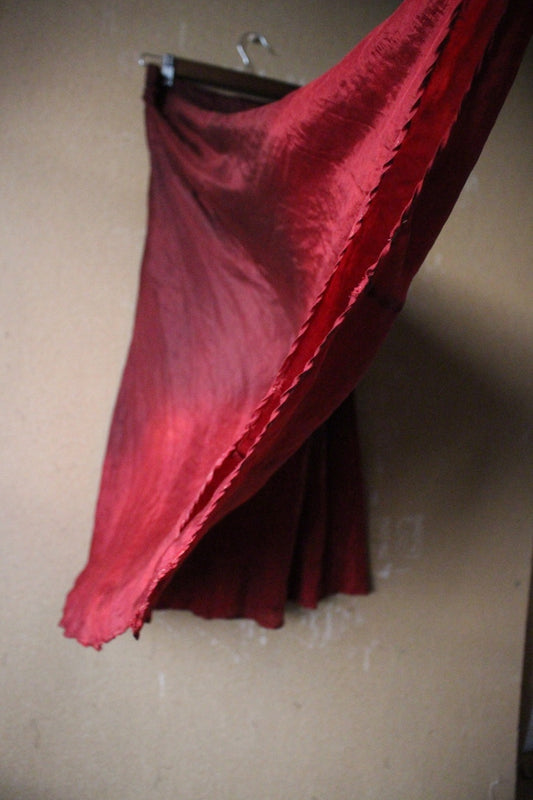 XS - Venus Silk Skirt - 100% Ahisma Peace silk - Lined skirt