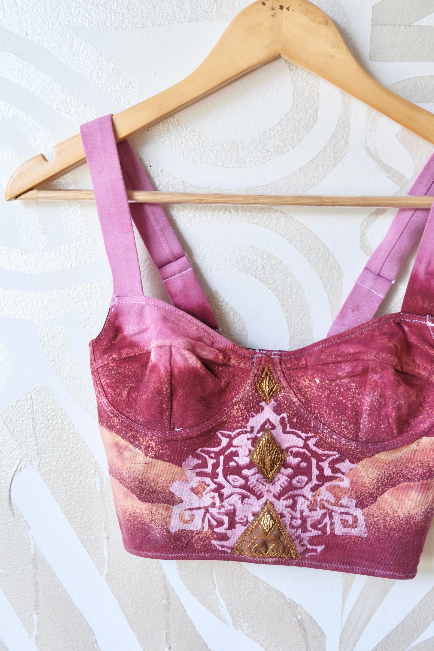 The Peony Empress- Cotton Corset Bustier Tank Top- 90% Organic Cotton, 10% Elastane - 4 way stretch - Ready to ship and Pre order