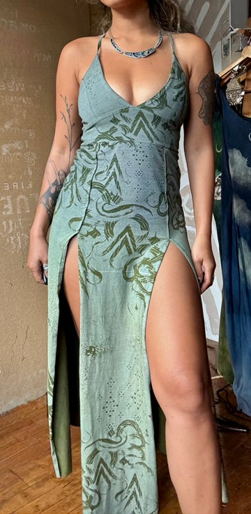 Small- Empress Slit Dress- Darkoski X Zhinh Collaboration - Limited series