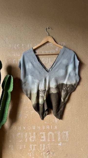 Petitie(XS/S) Henka Top Desert Soothe - 100%cotton - Deadstock