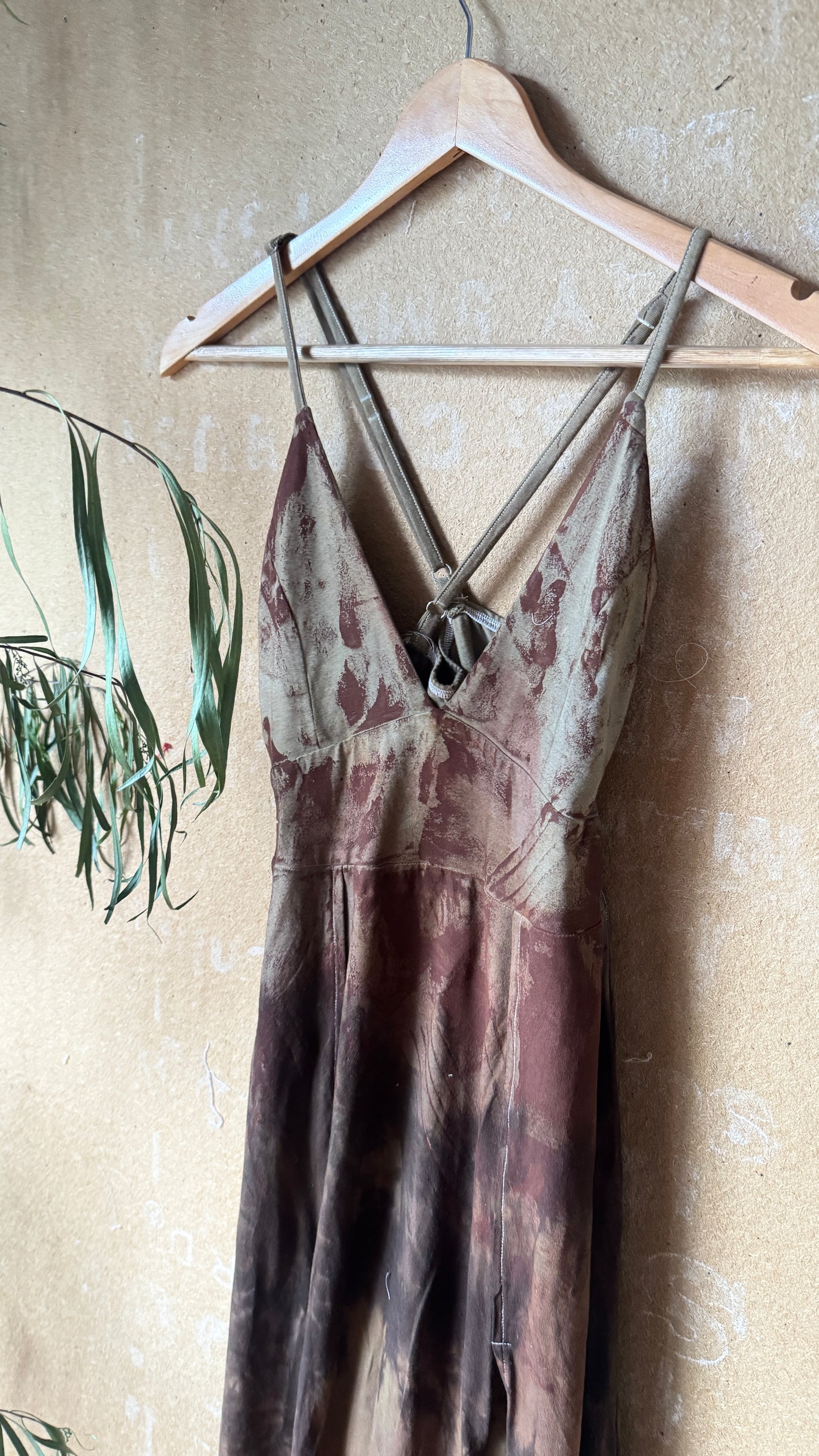 MEDIUM - OXIDATE Slit Dress- Shorter Version (Rcommended for 5.5ft and shorter) Bamboo/Cotton/4%Spandex