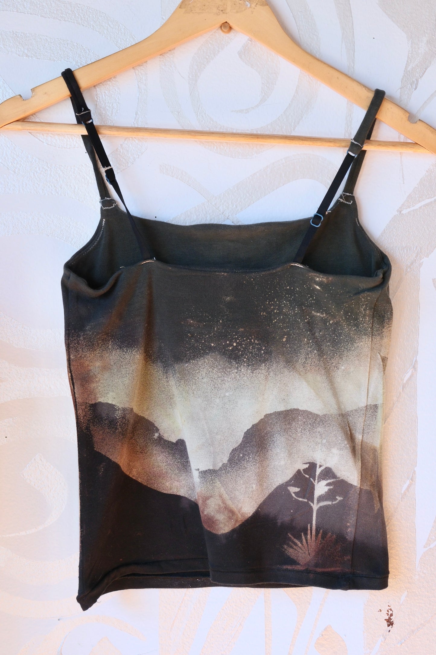 Medium - Stark Foggy Eve - Cami Tank Top - 91% organic cotton and 9% elastane