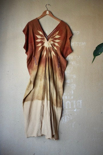 New! RTS Solar Sun Dress Henka Dress -Fits S/M/L/XL -Maxi/Midi - Tie back Rope