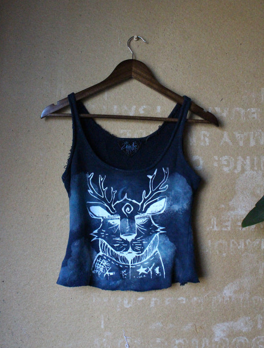 MEDIUM - Roger Tank top - 100% Organic french terry cotton - Regenerazhinh