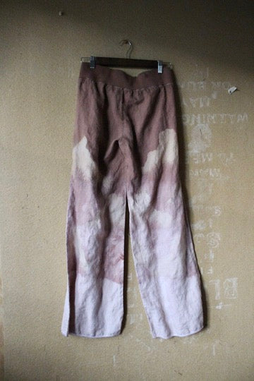 Small - Mauve Linen Pants -100% linen