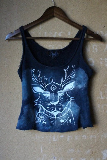 MEDIUM - Roger Tank top - 100% Organic french terry cotton - Regenerazhinh