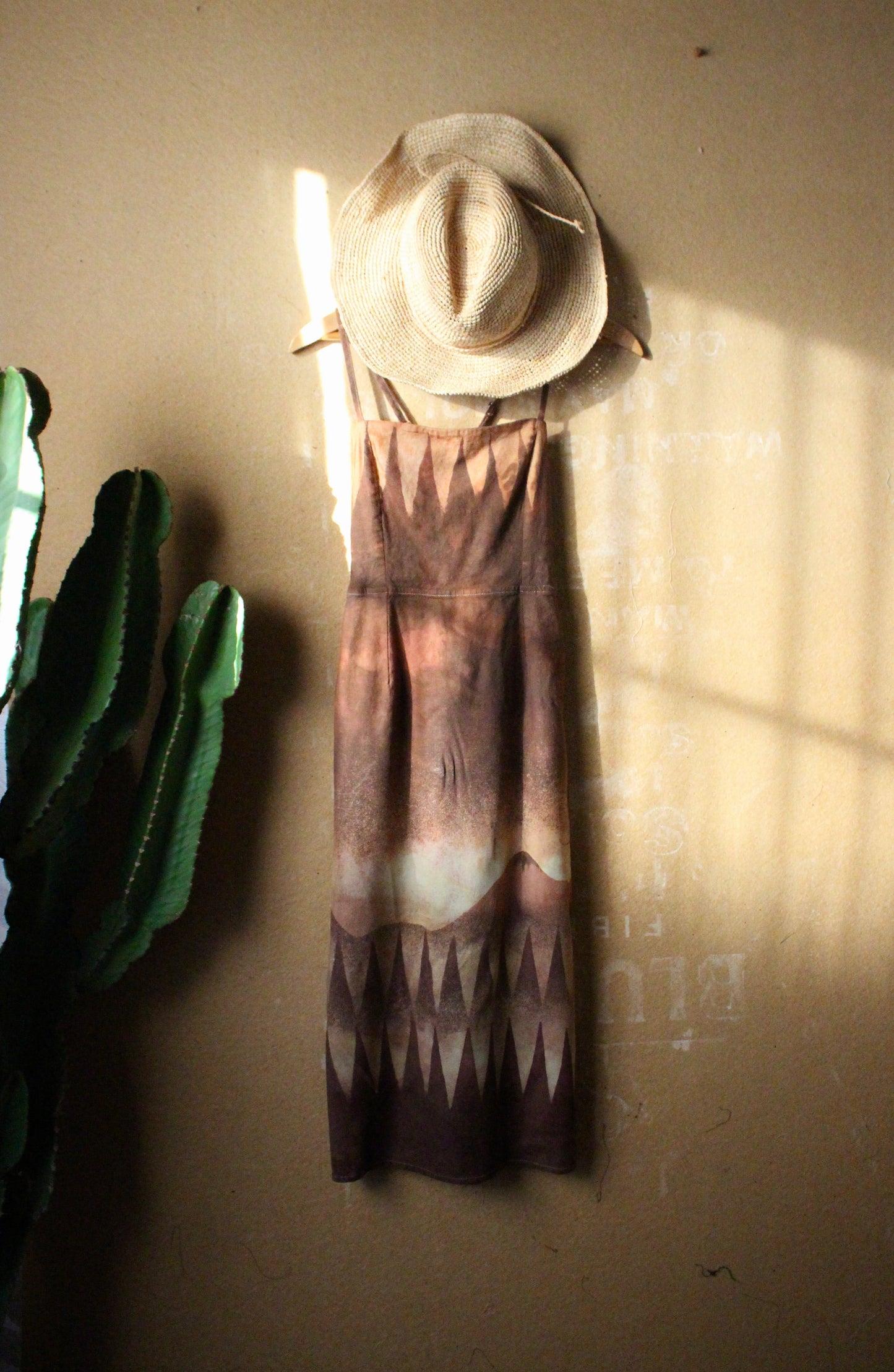 Medium- Terracotta Mountain Dress  - Stretchy Linen/Rayon  - This dress is insanely comfy - a linen fabric that is stretchy and maintains the linen like texture... (Copy)